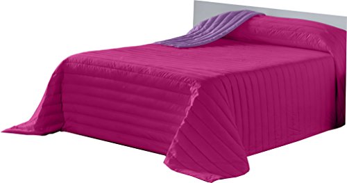 Lucena Cantos - Colcha Todo Uso Bicolor, Fibra 120 gr, (Fucsia/Malva, 250 x 270) Lucena Cantos - Colcha Todo Uso Bicolor, Fibra 120 gr, (Fucsia/Malva, 250 x 270)
