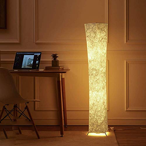 lvyuan Lámpara de Pie Moderna Bombilla LED incluida para la Decoración de la Sala de Estar 20x20x132cm Enchufe europeo