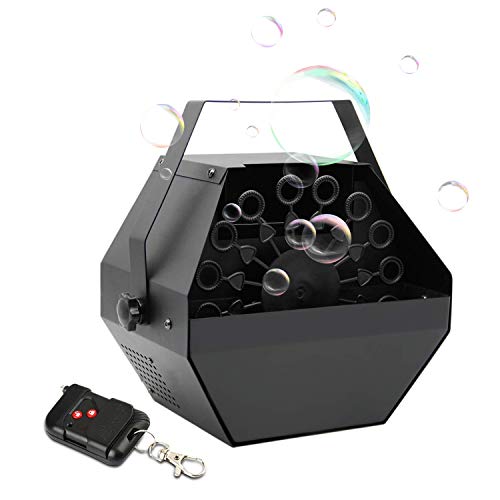 Máquina Burbujas Portátil,UKing Automatic Máquina Burbujas con Control Remoto y Alto Rendimiento para Fiestas de Cumpleaños, Bodas, Conciertos, Escenarios, Galas (Negro) Máquina Burbujas Portátil,UKing Automatic Máquina Burbujas con Control Remoto y Alto Rendimiento para Fiestas de Cumpleaños, Bodas, Conciertos, Escenarios, Galas (Negro)