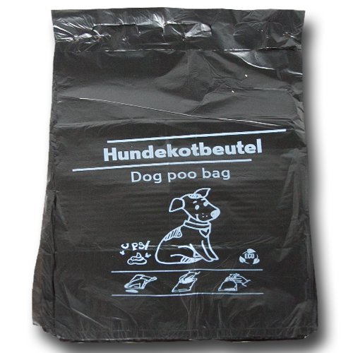 Maxeuro 1000 Unidades hundekot Bolsa 21 x 32 + 3,5 cm – 100 Unidades encabezado – Respetuoso con el Medio Ambiente de 100% de Material Reciclado.