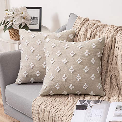MIULEE 2 Piezas Funda de Cojines con Flores Elegante Cremallera Invisible Funda de Almohada Color Sólido Moderna Decorativa para Habitacion Sofá Cama Dormitorio Oficina Sala de Estar 45X45cm Beige MIULEE 2 Piezas Funda de Cojines con Flores Elegante Cremallera Invisible Funda de Almohada Color Sólido Moderna Decorativa para Habitacion Sofá Cama Dormitorio Oficina Sala de Estar 45X45cm Beige
