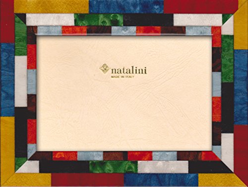 Natalini MIRA Rosso \ B \ G-10 X 15-Marco de Fotos de Madera y Cristal, 20 X 15 X 1,5 cm