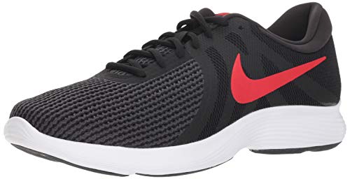 Nike - Modelo Revolution 4 - Zapatillas deportivas para correr para hombre, Negro (Black/University Red - Oil Grey), 42 EU