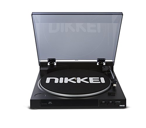 Nikkei NTT01U - Toca Discos (alimentación de 230 V, frecuencia de 50 Hz) Color Negro