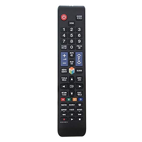 Nuevo Mando a Distancia AA59-00581A Mando para Samsung TV, Reemplazo Mando a Distancia para Samsung LCD LED Smart TV