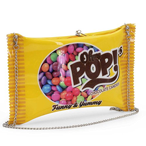 Oh My Pop! Chococandy, Bolso Girls, Amarillo, 34 cm