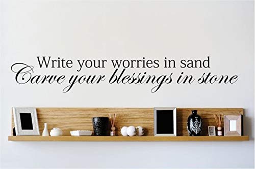 pegatinas de pared disney Escriba sus preocupaciones en la arena esculpe sus bendiciones en piedra para la sala de estar