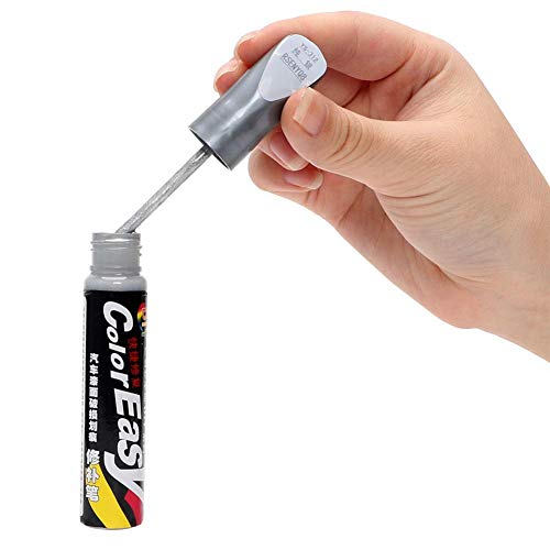 Pincel de reparación para pintura de coche, color plateado, negro, blanco, gris, metálico, multicolor, lápiz de reparación, Plateado Pincel de reparación para pintura de coche, color plateado, negro, blanco, gris, metálico, multicolor, lápiz de reparación, Plateado