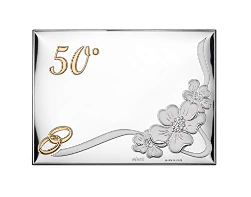 Placa 50 Aniversario 13x18 Personalizada Bodas de Oro