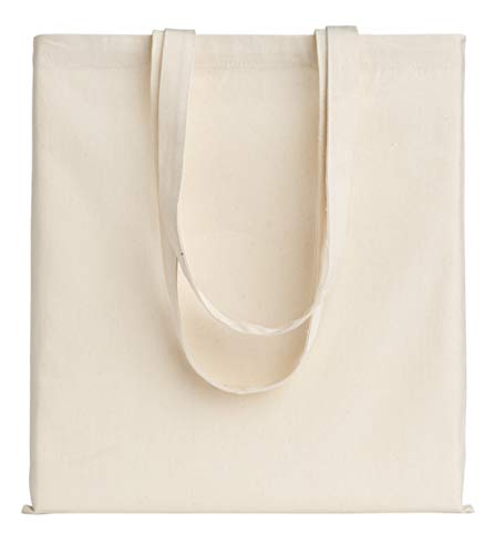 POLHIM-Bolsa Tela 100% Algodón Biodegradable,Reutilizable-Asas Largas de 70 cm.para Ropa,Manualidades,Alimentos,Verduras,IR de Paseo y Uso Diario,38x42cm, 220 gr/m2 (Natural, Paquete de 2 Unidades) POLHIM-Bolsa Tela 100% Algodón Biodegradable,Reutilizable-Asas Largas de 70 cm.para Ropa,Manualidades,Alimentos,Verduras,IR de Paseo y Uso Diario,38x42cm, 220 gr/m2 (Natural, Paquete de 2 Unidades)