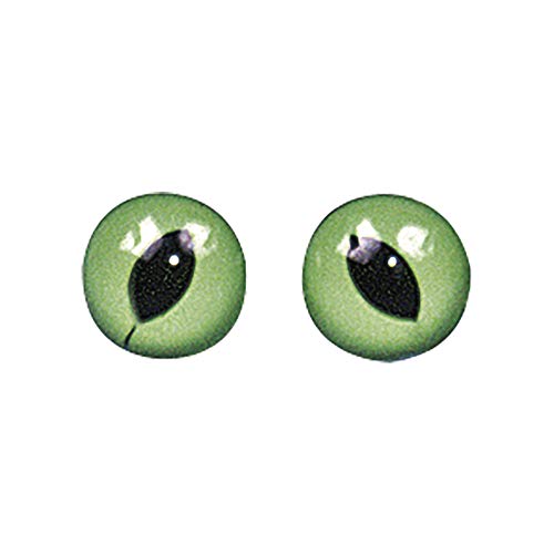Rayher Hobby 8902600 - Ojos de plástico para Coser, 8 mm de diámetro, Bolsa de 10 Unidades, Color Verde y Negro Rayher Hobby 8902600 - Ojos de plástico para Coser, 8 mm de diámetro, Bolsa de 10 Unidades, Color Verde y Negro