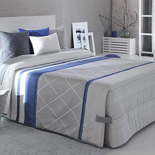 Reig Marti - Edredón Conforter Carson 02 - Cama 135 Cm - Color Gris C08 Reig Marti - Edredón Conforter Carson 02 - Cama 135 Cm - Color Gris C08