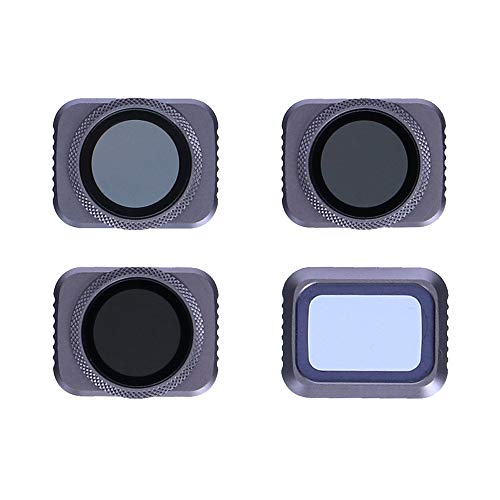 Rollei Juego de 4 filtros para dron Mavic Air 2 Compuesto por 3 filtros ND para Reducir la luz y 1 Filtro astrotransparente para Reducir la contaminación lumínica por la Noche.