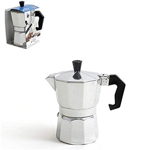 San Ignacio CAFETERA 3 Servicios Classic, Aluminio, Cromado San Ignacio CAFETERA 3 Servicios Classic, Aluminio, Cromado