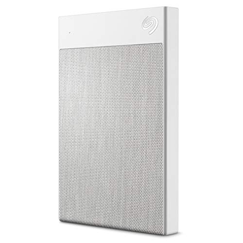Seagate Backup Plus Ultra Touch, 2 TB, Disco duro externo, USB-C, USB 3.0, 2 meses de suscripción a Adobe CC Photography, 2 años servicios Rescue, Blanco (STHH2000402) Seagate Backup Plus Ultra Touch, 2 TB, Disco duro externo, USB-C, USB 3.0, 2 meses de suscripción a Adobe CC Photography, 2 años servicios Rescue, Blanco (STHH2000402)