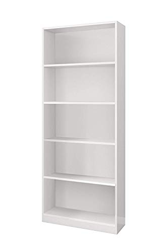 SERMAHOME- Estantería Librería para Oficina o Espacio Personal. Color Blanco Brillo. Medidas: 80 x 201 x 28 cm. SERMAHOME- Estantería Librería para Oficina o Espacio Personal. Color Blanco Brillo. Medidas: 80 x 201 x 28 cm.