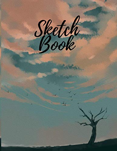 Sketch Book: Large Notebook for Drawing, Writing, Painting, Sketching or Doodling, 100 Pages, 8.5x11 (Premium Abstract Cover vol.61 )