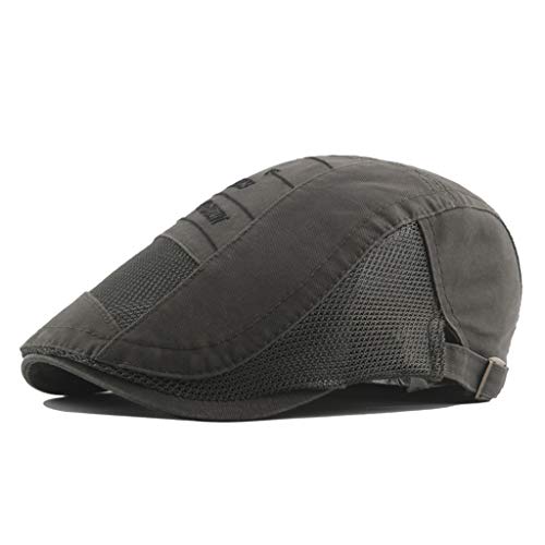 Sombrero de Boina, MINXINWY Boinas Hombre Mujer Unisex Verano Primavera Gorra de Béisbol con Visera Casquillo Vintage Sencilla Ocio al Aire Libre Sombrero del Sol Protector Cap Sombrero de Boina, MINXINWY Boinas Hombre Mujer Unisex Verano Primavera Gorra de Béisbol con Visera Casquillo Vintage Sencilla Ocio al Aire Libre Sombrero del Sol Protector Cap