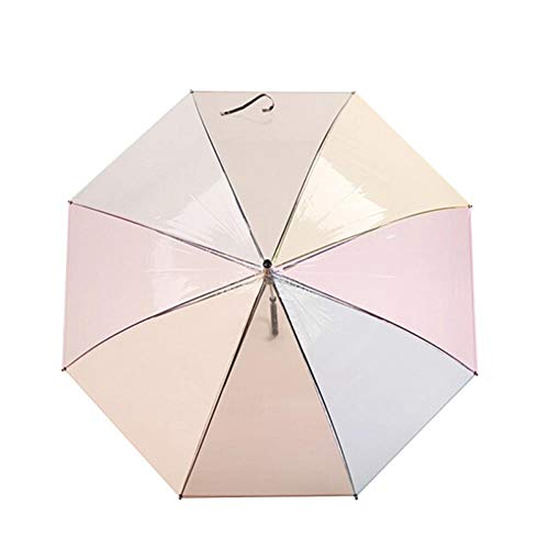 Sombrilla de plástico Transparente sombrilla sombrilla diámetro 82 cm Sombrilla de plástico Transparente sombrilla sombrilla diámetro 82 cm