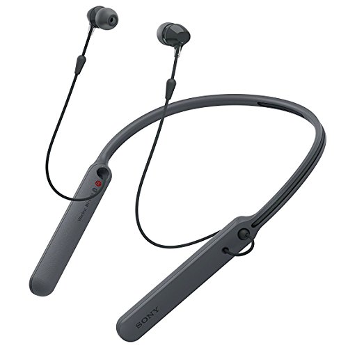 Sony WIC400 - Auriculares Neckband Inalámbricos (Cable Retráctil, Bluetooth, Vibración Llamadas, NFC, 20 Horas de Autonomía) Negro, Talla Única Sony WIC400 - Auriculares Neckband Inalámbricos (Cable Retráctil, Bluetooth, Vibración Llamadas, NFC, 20 Horas de Autonomía) Negro, Talla Única