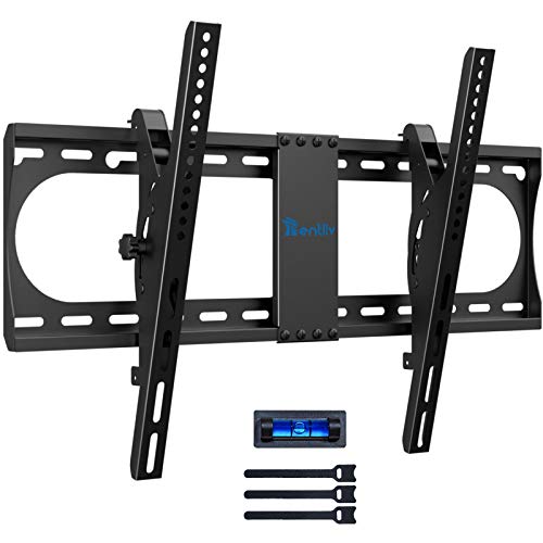 Soporte de Pared para TV, Soporte Inclinable de TV para la Mayoría de Televisores de 37-70 Pulgadas, Soporte Inclinable de Pared de TV Universal con Capacidad de 60kg y VESA Máximo de 600x400 mm