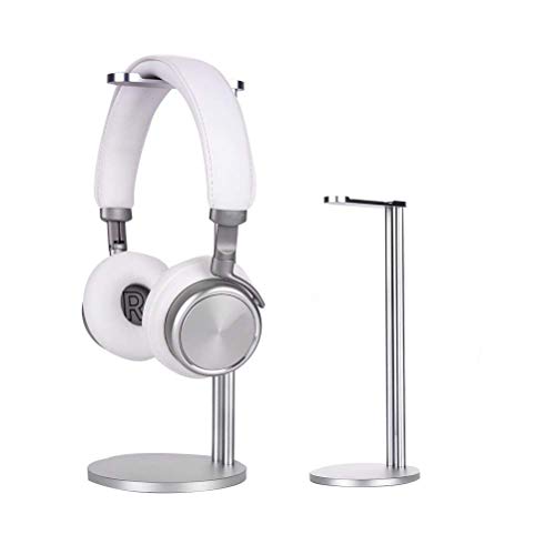 Soporte doble para auriculares universal EletecPro de aleación de aluminio, para todos los tamaños de auriculares
