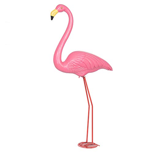 SPRINGOS - Figura decorativa para jardín (60 cm, 70 cm, 85 cm), diseño de flamenco, color rosa, Rosa 70 cm SPRINGOS - Figura decorativa para jardín (60 cm, 70 cm, 85 cm), diseño de flamenco, color rosa, Rosa 70 cm