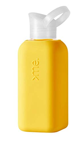 SQUIREME. SQME-CCX3-YELLOW - Botella de cristal (500 ml), color amarillo