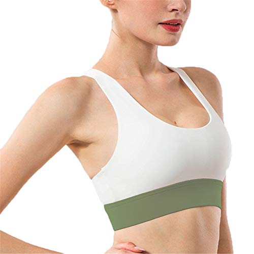 Sujetador de Entrenamiento Deporte Top para Mujer, Moda femenina Sexy Criss Criss Cross Back Sportpy Sports Sujetador Spaghetti Correa acolchada Fitness Bra WireFree Seco rápido Tops Sexy Top Correr E