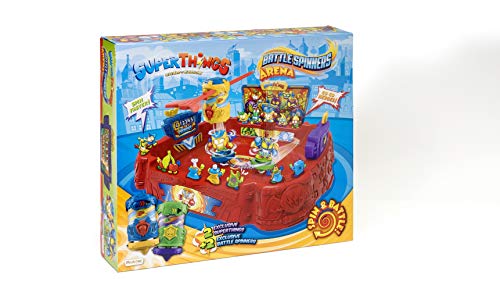 SuperThings - Playset Battle Arena, Contiene 1 Arena, 2 Battle Spinners Exclusivos y 2 SuperThings Exclusivos (PSTSP112IN70)