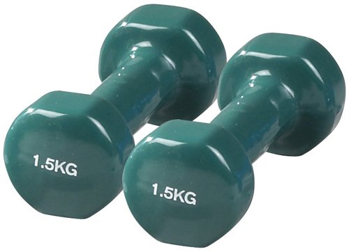 Sveltus Epoxy, Mancuernas, Pack de 2 x 1.5 kg, Verde Sveltus Epoxy, Mancuernas, Pack de 2 x 1.5 kg, Verde