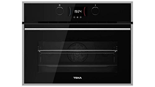 Teka | Horno compacto Multifunción SurroundTemp A+ de 45 cm | Color Cristal Negro