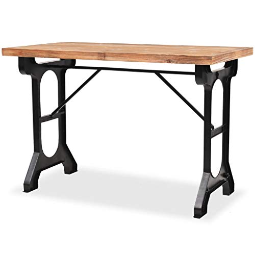 Tidyard Mesa de salón Comedor en Madera Maciza de Abeto 122x65x82 cm Tidyard Mesa de salón Comedor en Madera Maciza de Abeto 122x65x82 cm