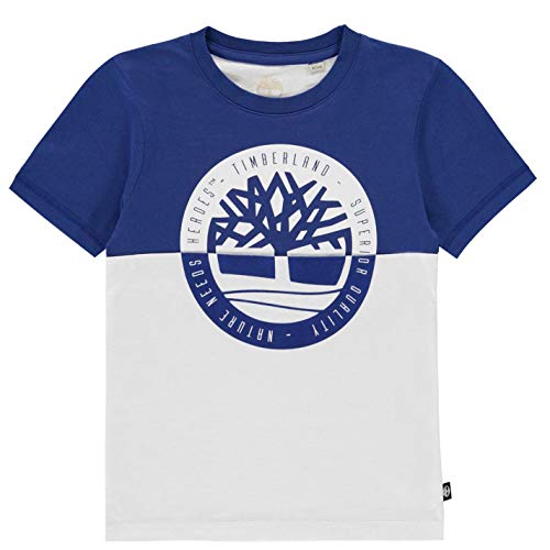 Timberland Camiseta de Manga Corta Joven Azul ELECTRICO 8AÑOS