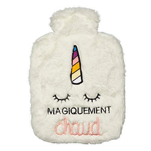 Toga – Bolsa de agua caliente de peluche unicornio – Bolsa de agua caliente con funda de piel sintética 100% poliéster – Uso sencillo – Reutilizable al infinito – Para llevar a cualquier lugar Toga – Bolsa de agua caliente de peluche unicornio – Bolsa de agua caliente con funda de piel sintética 100% poliéster – Uso sencillo – Reutilizable al infinito – Para llevar a cualquier lugar