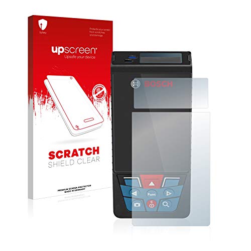 upscreen Protector Pantalla Compatible con Bosch GLM 120 C Película Protectora – Transparente, Anti-Huellas