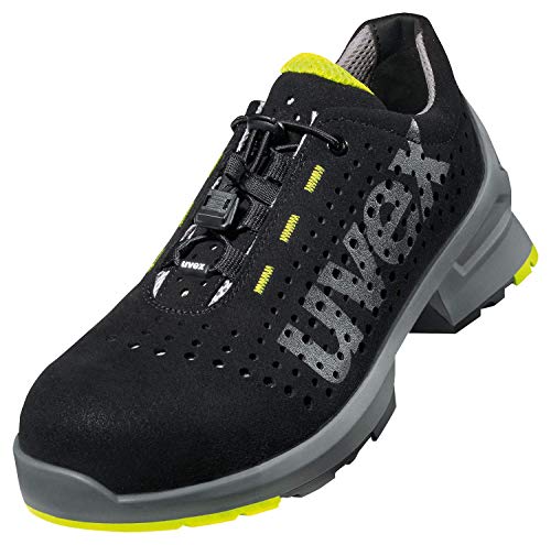 uvex 1 Zapatos de Seguridad - S1 SRC ESD - Transpirable - Zapatillas de Trabajo con Suela Antideslizante y Puntera - para Mujeres y Hombres
