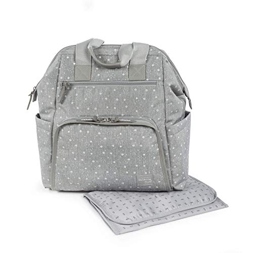 Walking Mum. Mochila Dreamer. Bolsa Pañalera para Silla de Paseo. Diseño con Asas Cortas y Correas para Llevar en los Hombros. Elaborado en Material Resistente de Color Gris. Medidas 40X36X20 cm. Walking Mum. Mochila Dreamer. Bolsa Pañalera para Silla de Paseo. Diseño con Asas Cortas y Correas para Llevar en los Hombros. Elaborado en Material Resistente de Color Gris. Medidas 40X36X20 cm.
