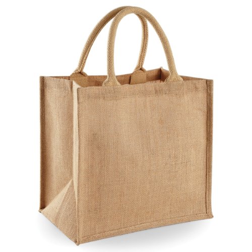 Westford Mill- Bolsa de la compra de yute pequeña (capacidad de 14 litros) (Talla Única/Carne) Westford Mill- Bolsa de la compra de yute pequeña (capacidad de 14 litros) (Talla Única/Carne)