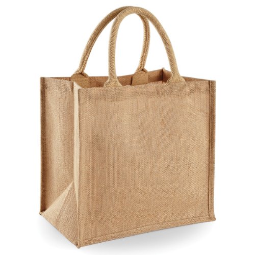 Westford Mill- Bolsa de la compra de yute pequeña (capacidad de 14 litros) (Talla Única/Carne)