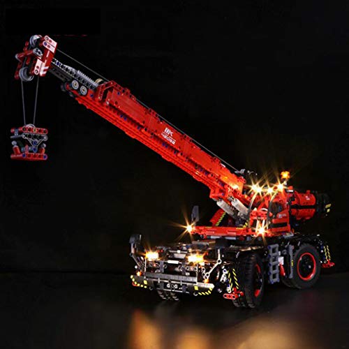 XW Kit De Luces USB para Bloques De Construcción De Grúas, Juegos De Luces LED Compatibles con La Grúa Lego 42082, No Incluye El Modelo Lego XW Kit De Luces USB para Bloques De Construcción De Grúas, Juegos De Luces LED Compatibles con La Grúa Lego 42082, No Incluye El Modelo Lego