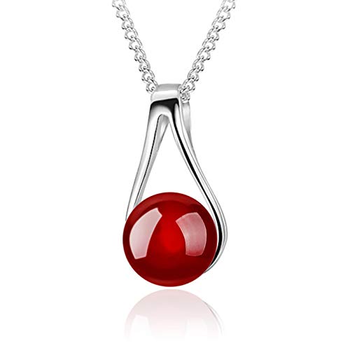 yuge 925 Plata esterlina Mujer joyería de Moda Cristal circonita Collar de Perlas Longitud 45 cm 540 yuge 925 Plata esterlina Mujer joyería de Moda Cristal circonita Collar de Perlas Longitud 45 cm 540