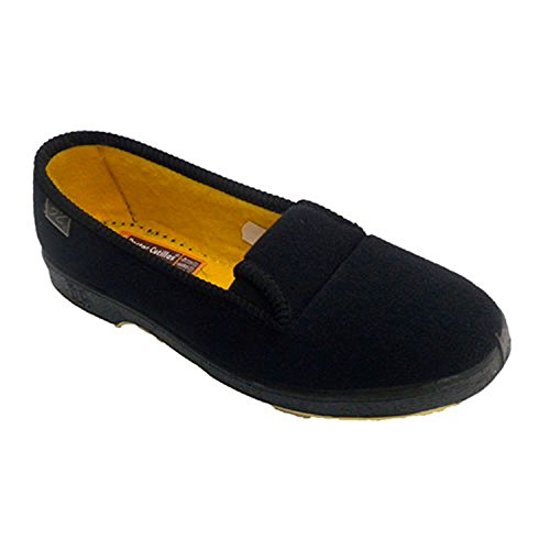 Zapatilla Mujer de Persona Mayor con Gomas a los Lados Doctor Cutillas en Negro Talla 41 Zapatilla Mujer de Persona Mayor con Gomas a los Lados Doctor Cutillas en Negro Talla 41