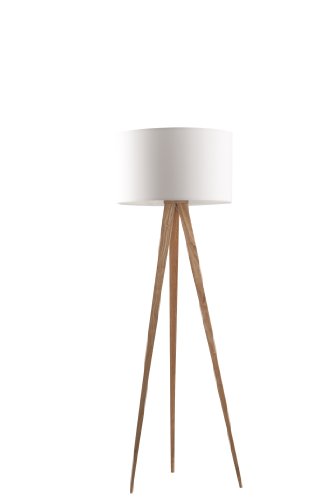 Zuiver 5000806 - Lámpara de pie, madera, color blanco Zuiver 5000806 - Lámpara de pie, madera, color blanco