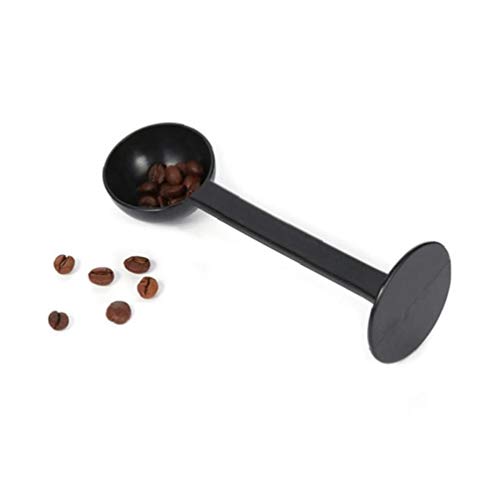 2 en 1 Cuchara de café 10g Standard Cuchara dosificadora de Doble Uso de la Haba de Cuchara en Polvo Cuchara de café Accesorios de máquina