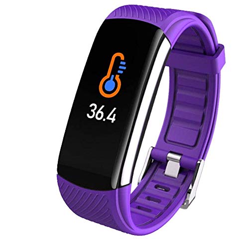 Angelay-Tian Watch Health Fitness Tracker, IP67 Reloj Inteligente a Prueba de Agua con Pantalla táctil de 0,96 Pulgadas, Reloj Inteligente para Mujeres y Hombres (Color : C)