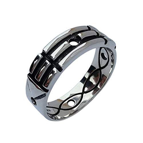 Anillo Atlante. Plata de Ley 9'25. Disponible en Todas Las Tallas. (nº17)