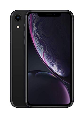 Apple iPhone XR 15,5 cm (6.1") 64 GB SIM Doble 4G Negro - Smartphone (15,5 cm (6.1"), 1792 x 828 Pixeles, 64 GB, 12 MP, iOS 12, Negro) (Reacondicionado)