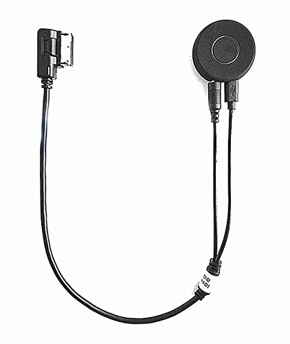 Audi VW Bluetooth 4.1 Kit de coche, de audio inalámbrica AMI MDI receptor música MP3 adaptador con puerto carga USB y 3,5 mm AUX para Audi A3 A4 Q5 Golf Audi VW Bluetooth 4.1 Kit de coche, de audio inalámbrica AMI MDI receptor música MP3 adaptador con puerto carga USB y 3,5 mm AUX para Audi A3 A4 Q5 Golf