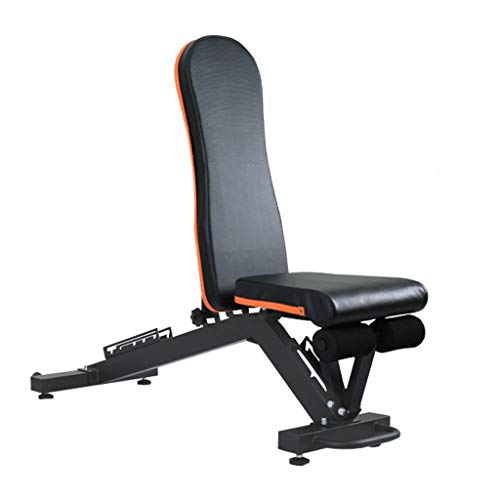 Banco de entrenamiento ajustable para levantamiento de pesas, capacidad de 800 libras, banco de peso plegable de lujo, banco inclinado, banco de peso para equipo de gimnasio (color: negro) Banco de entrenamiento ajustable para levantamiento de pesas, capacidad de 800 libras, banco de peso plegable de lujo, banco inclinado, banco de peso para equipo de gimnasio (color: negro)